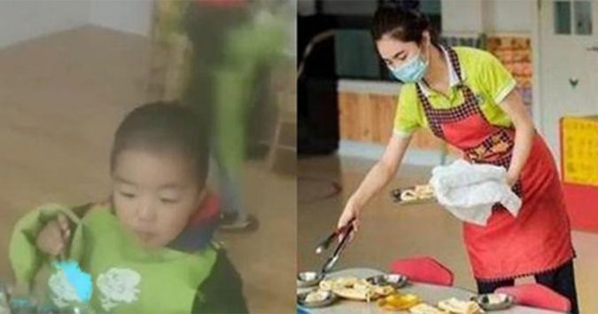 Bé mẫu giáo khóc xin cô cho ăn vì mẹ quên đóng tiền, cô giáo quay video gửi phụ huynh
