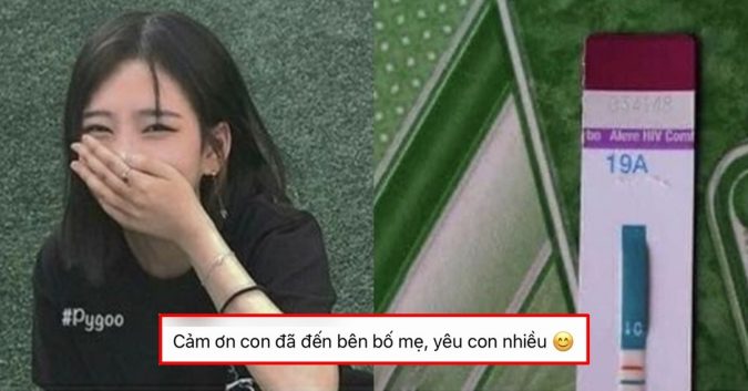 Cô gái đăng ảnh que thử thai ngày 1/4 nhưng lấy nhầm đồ kiểm tra HɨV