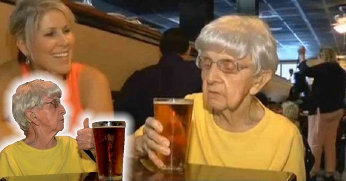 Cụ bà 106 tuổi chia sẻ bí quyết sống thọ là chăm chỉ “uống bɨa và nɦậu cùng bạn bè”