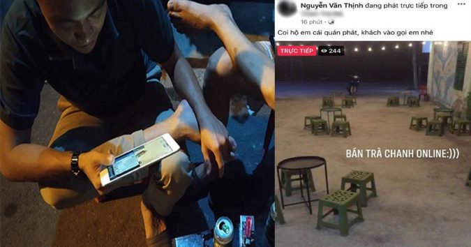 Thanh Niên ℓivestɾeam Nhờ Dân Mạng… Trông Hộ Quán Trà Chanh: Khách Chẳng Thấy Đâu Chỉ Thấy Cười ᶍỉu