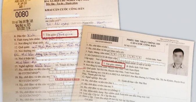 Làm thẻ căn cước công dân: Phải xuất gia nếu muốn ghi tôn giáo là Phật giáo