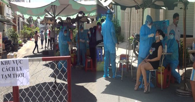 TP.HCM: Phong tỏa 72 hộ dân đường Đoàn Phú Tứ (Bình Tân), lấy mẫu xét nghiệm Co.vid-19