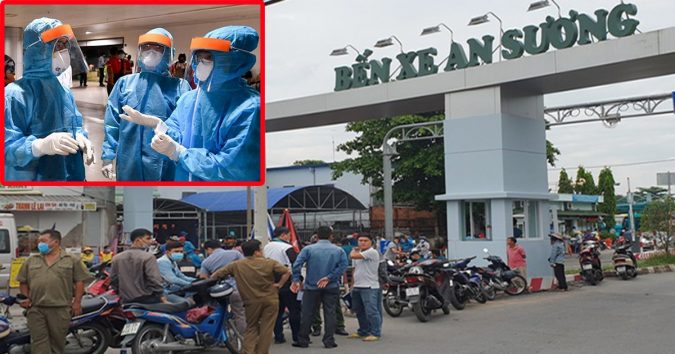 !NÓNG!! TP.HCM khẩn trương truy vết 2 trường hợp tái dương tính sau cách ly từng đến BX AN SƯƠNG và sân bay TSN