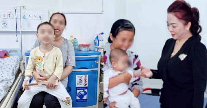 BV Nhi đồng Thành phố cảm ơn bà Hằng vì đã từ thiện cho các bé