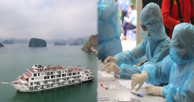 Nóng: Cách Ly Cả Một Du Thuyền Và 122 Hành Khách Trên Vịnh Hạ Long Vì Nhân Viên Bếp Là F1 Của Bệnh Nhân Covid – 19