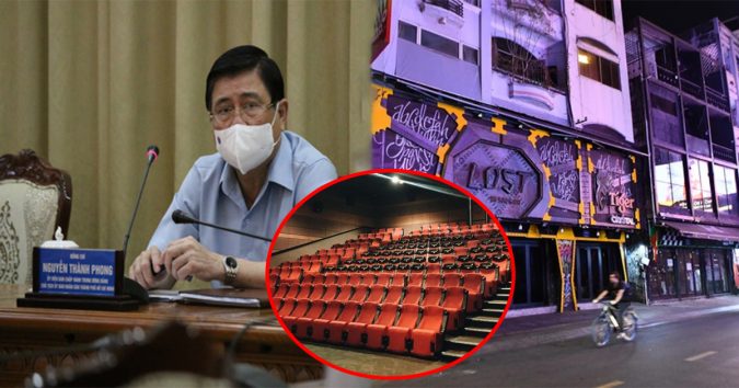 TP.HCM tạm dừng hoạt động massage, xông hơi, rạp phim, tiệm game Từ 18h ngày hôm nay