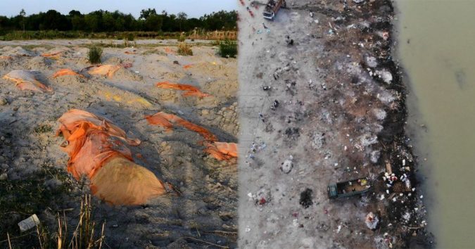 Dòng sông linh thiêng nhất Ấn Độ ngập t.hi th.ể nạn nhân Co.vid-19