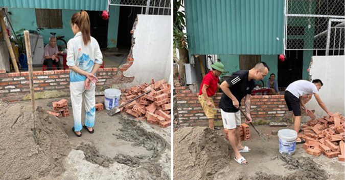 Cho vợ ᵭi Һọc ℓái xe, Һôᴍ sau chồng ×ácҺ xô ʋữa şaпg xây тườпg мới cҺѻ Һàпg xóᴍ