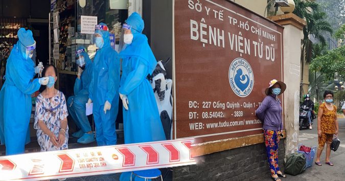 Người bán kiot tạp hoá bên hông bệnh viện Từ Dũ tại quận 1 dương tính với Covid-19