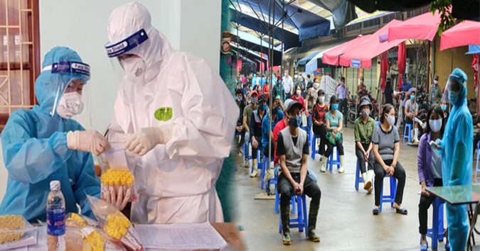 Một người bán rau ở Hà Nội cả tháng không đi đâu, rát họng đi khám thì phát hiện bị dương tính COVID-19