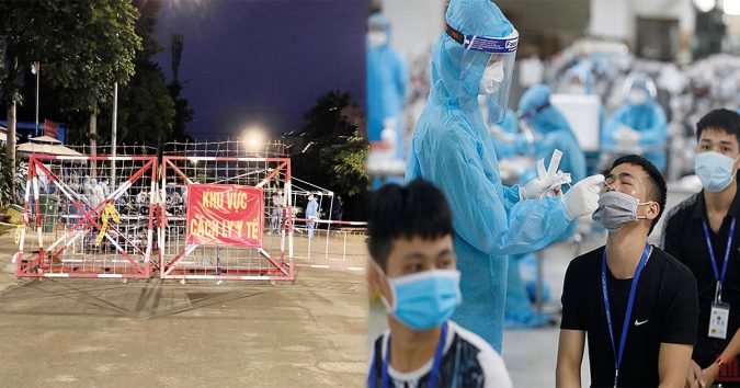 Dịch Co.vid-19 lây lan trong công nhân ở Bình Dương