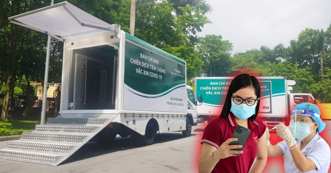 TP.HCM tổ chức nhiều địa điểm và xe tiêm vắc xin lưu động, đã có hơn 100.000 người đăng ký tiêm ngừa