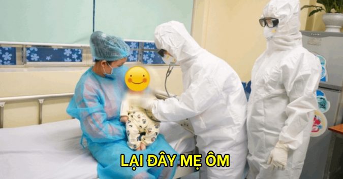 Sản phụ mắc Covid-19 lần đầu gặp con sau 8 ngày hôn mê: Cả ê-kíp nghẹn ngào, quá hạnh phúc