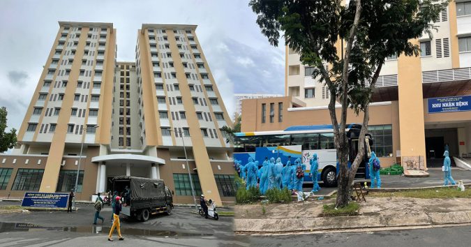 Chung cư đầu tiên ở TP.HCM chuyển thành bệnh viện điều trị CO.VID-19 với 2.500 giường