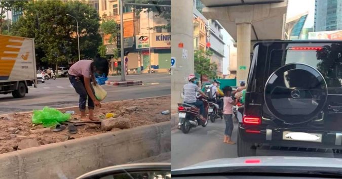 Hà Nội: Chủ xế hộp G63 mua hết trứng gà của em bé bán hàng rong và câu nói khiến ai nghe cũng phải chạnh lòng