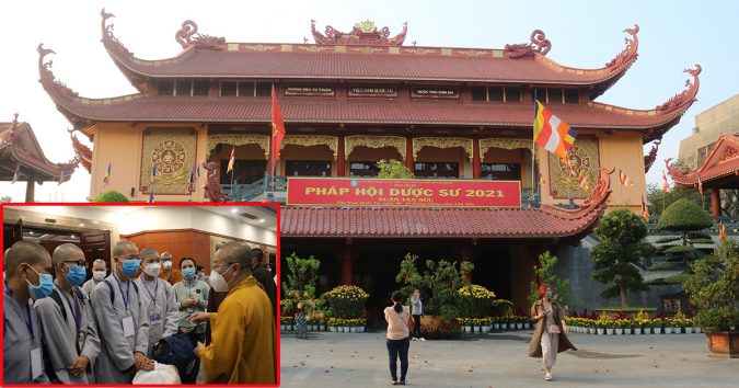 Chùa Việt Nam Quốc Tự, Phổ Quang được đề nghị sử dụng làm bệnh viện dã chiến