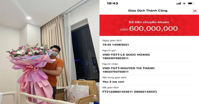 Phỏng vấn nhanh anh chồng chuyển khoản 600 triệu đồng mừng vợ vượt cạn thành công: “Mình từng tặng vợ món quà to hơn thế nữa”