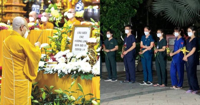 Lễ Vu Lan đặc biệt ở BV dã chiến: Sẽ nhớ mãi người không còn, cảm ơn tuyến đầu chống dịch