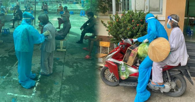 Cụ bà rửa chén thuê được hỗ trợ tiêm vắc xin: Hi vọng lớn nhất là sống lâu để chăm chồng