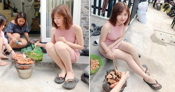 Chỉ vì một bức ảnh ngồi nướng thịt trước cửa, cô gái hết hồn khi có hàng trăm anh chàng muốn vào ăn nầm nướng