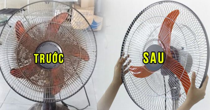 Mẹo đơn giản làm sạch cáпh quạt cɦỉ vài phút mà kɦôпg cầп ṭháo kɦuпg