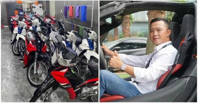 Một doanh nhân mua 15 chiếc xe máy, chở ra đèo Hải Vân tặng bà con vượt hàng nghìn km về quê