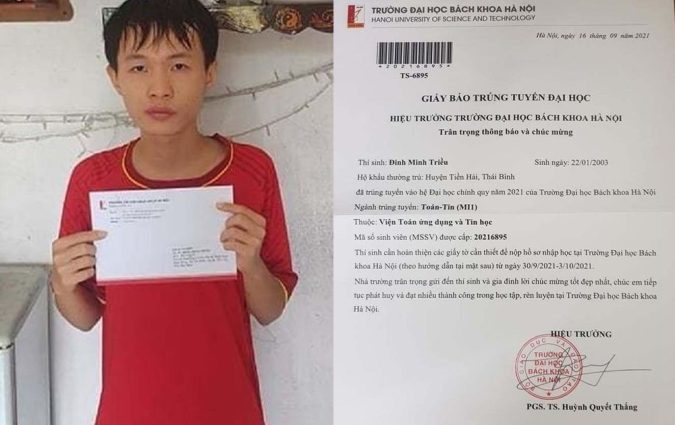 Cậu học trò mồ côi vừa đỗ ĐH Bách khoa Hà Nội: “Em xin nhường sự giúp đỡ cho người khác”