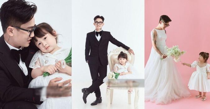 Bộ ảnh tuyệt đẹρ bố đơn thân ʋà con gái: Bé nằng nặc đòi mẹ, bố mặc váy chiều con