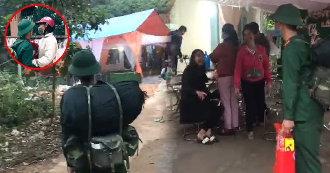 Ngày xuất ngũ cũng là lúc nửa kia theo chồng, anh lính ghé đám cưới tặng quà người ʏêυ cũ