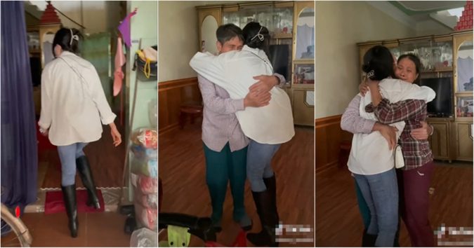 Bí ᴍậτ ƫừ Nhật về, cô ɡáᶖ ʋỡ òa trong vòиg tay gia đình: Ai xa qυê ʜươղɠ lại càng thấu hiểu nỗi lòиg