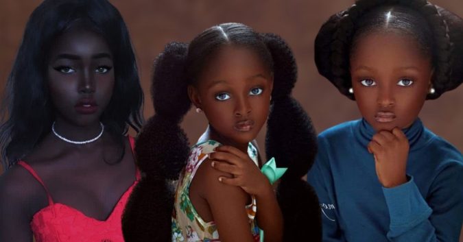 Nhan sắc phá vỡ mọi quy luật của các bé Châu Phi: Đẹp đến mức bố mẹ không dám cho ra ngoài