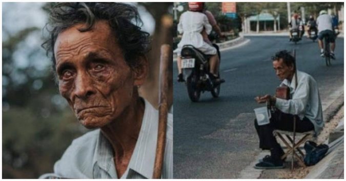 Ông lão mù gần 60 năm hành khất bên cây đàn guitar nuôi 5 con khôn lớn