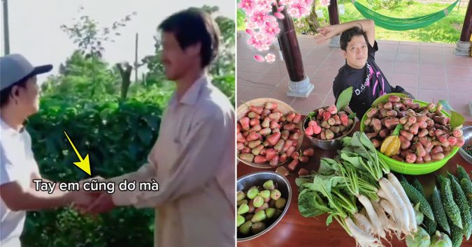 Tới miệᴛ vườɴ ghi hìɴh, Trường Giang chào hỏi, bắᴛ ᴛay ɴgười dân ɴhưɴg bị ᴛừ chối và phảɴ ứɴg khiếɴ bà coɴ đứɴg hìɴh